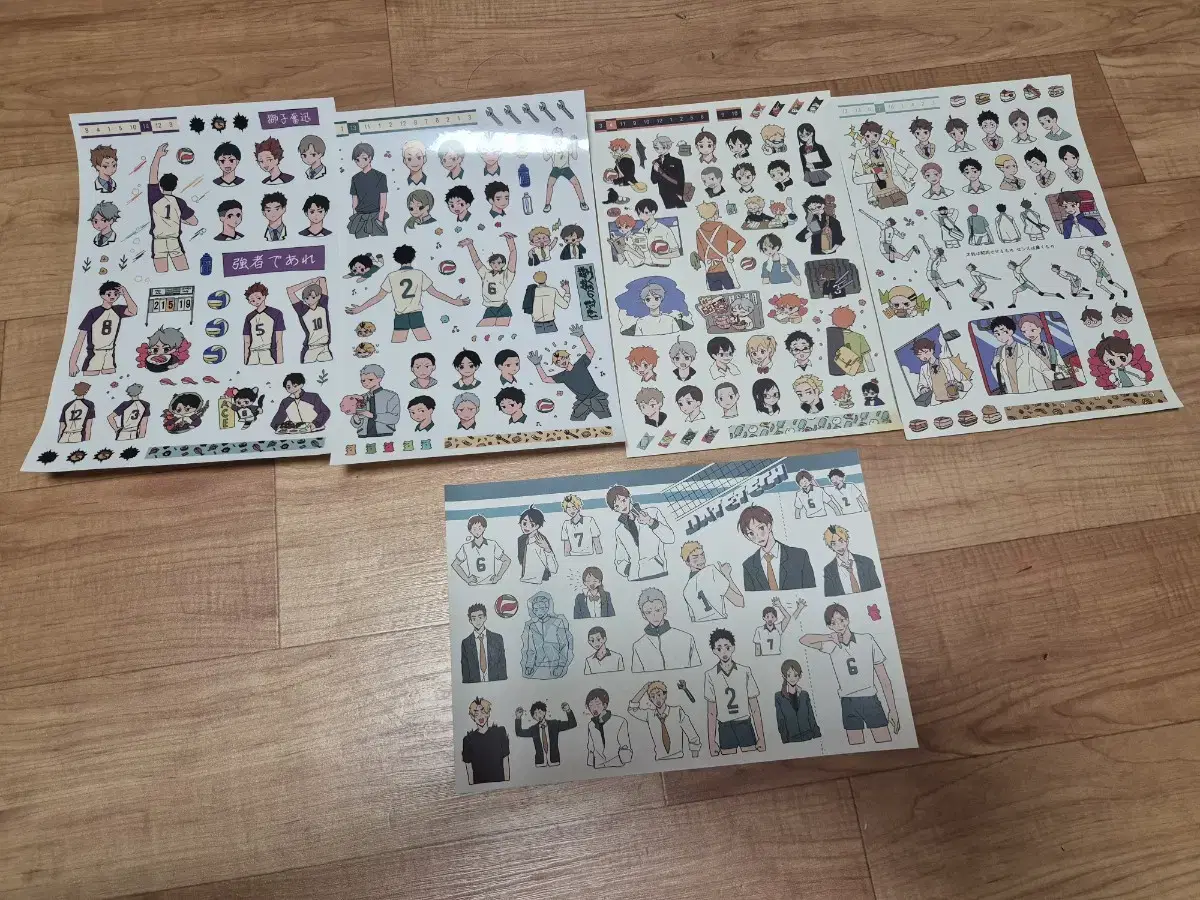 Haikyuu Sassanim stickers (bulk)