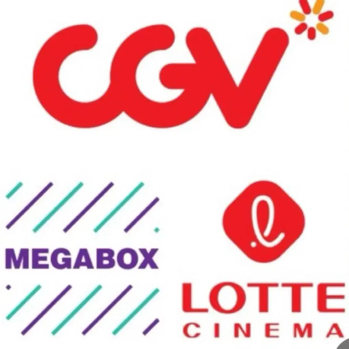 롯데시네마, CGV, 메가박스 영화예매 (리클라이너, 컴포트 등)