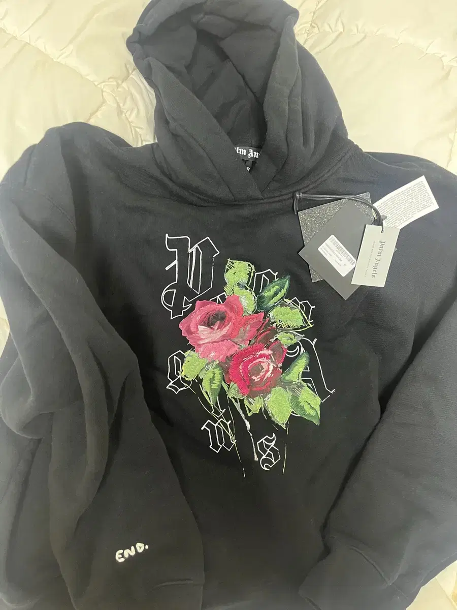 Palm Angels X-End Big Rose Hoodie