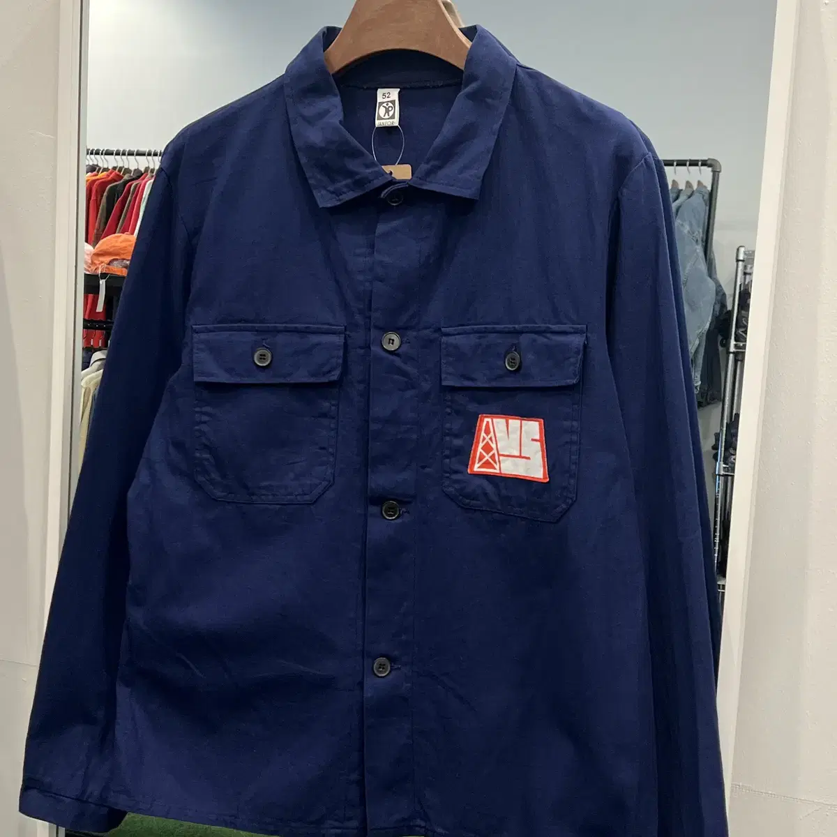 60-80s HBT French work jacket 프렌치 워크 자켓