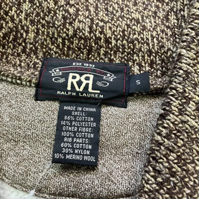 RRL 더블알엘 숄카라 가디건