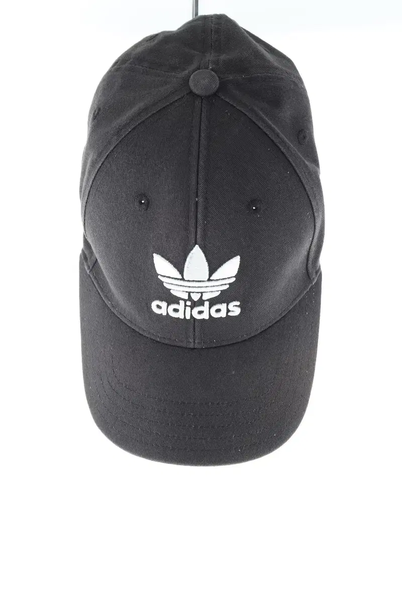 (F) adidas Baseball Cap Ballcap Used Charcoal Old School-241B