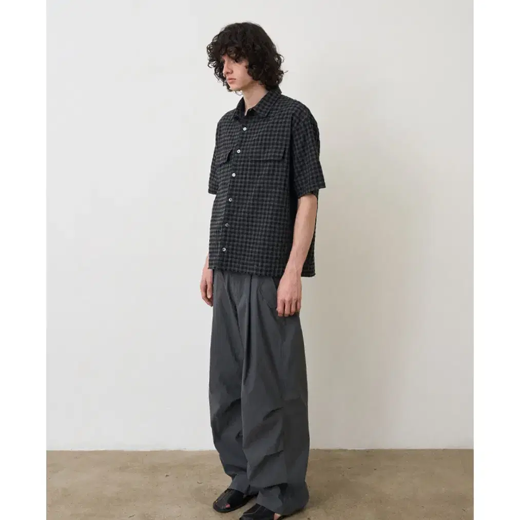 (새상품) 노운 wide multi pants v2 (charcoal)