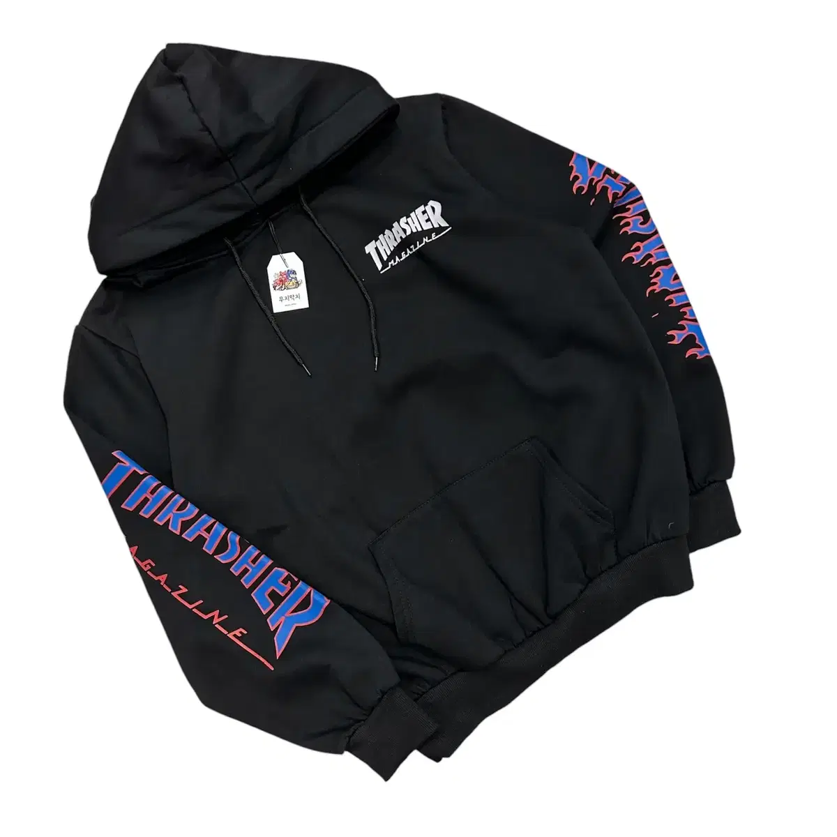 [XXL] Thresher Hoodie Black Follow Logo