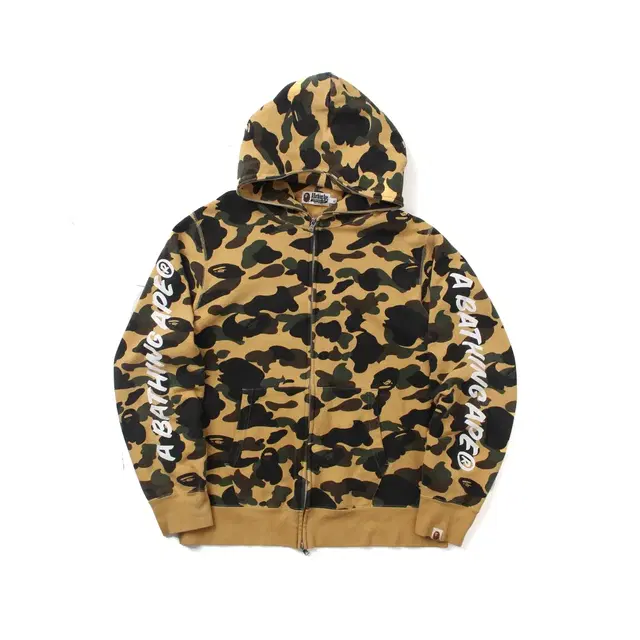 Bape 베이프 황계 카모 후드집업