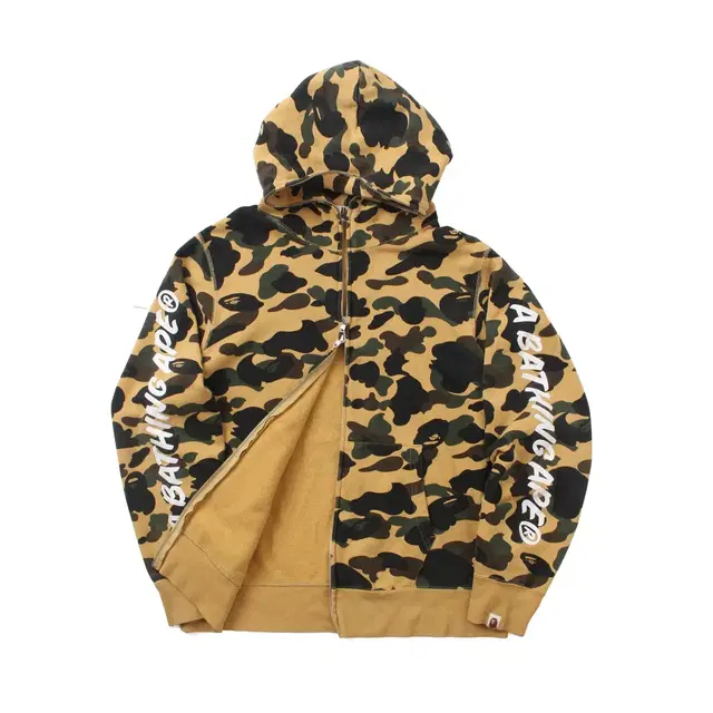 Bape 베이프 황계 카모 후드집업