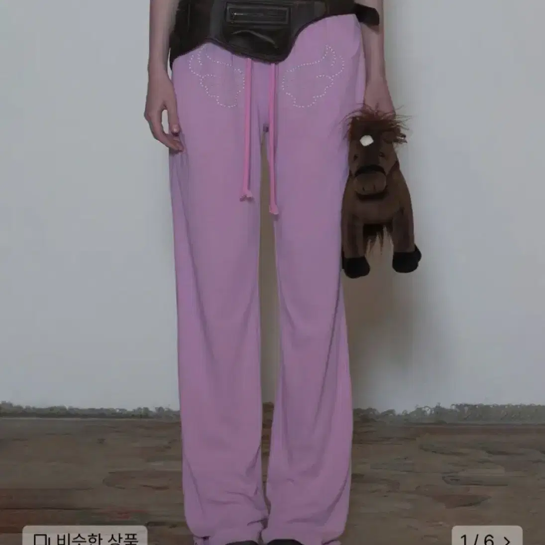 스컬프터 sculptor wing linen like sweatpants