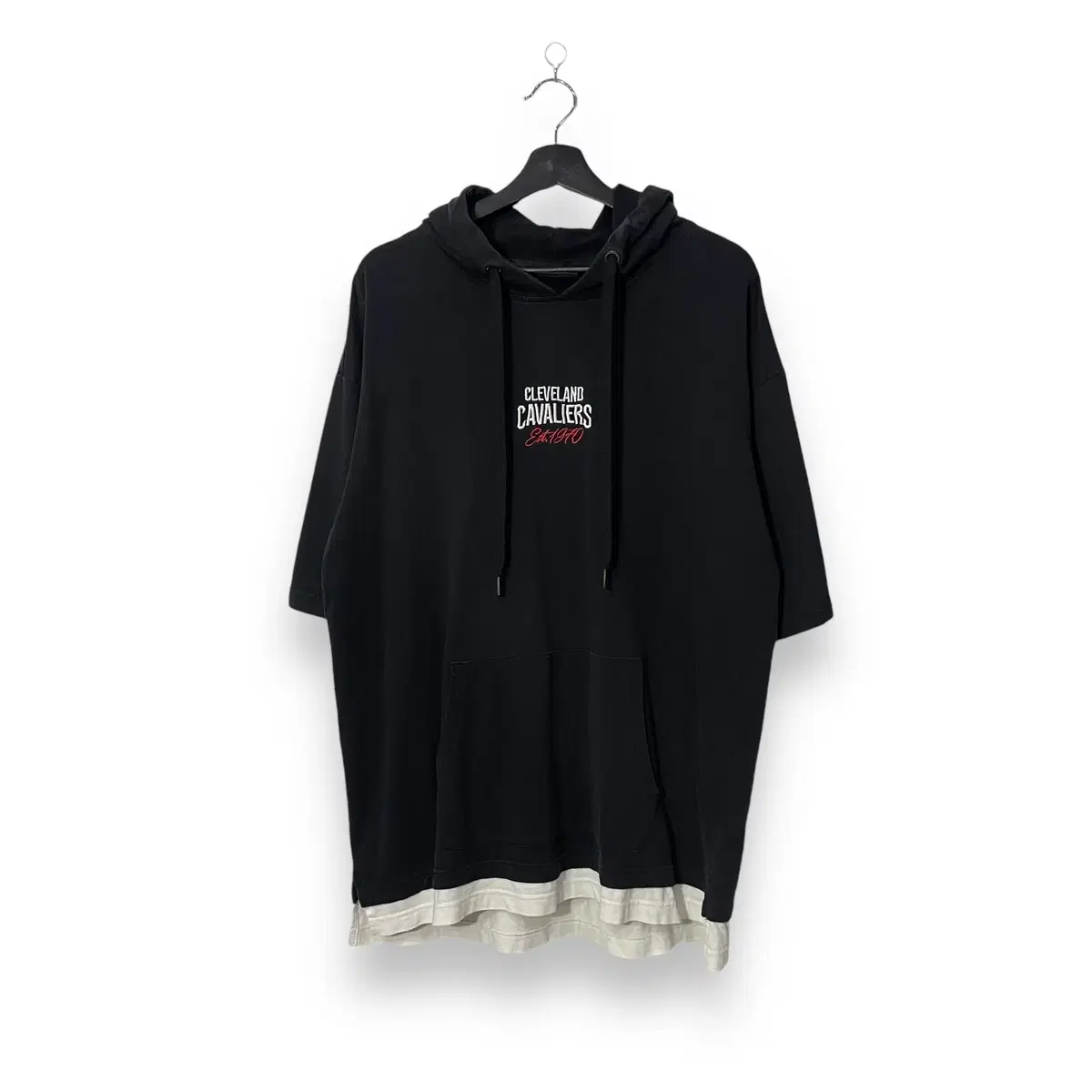 WANWON SHOP NBA Layered Short Sleeve Hoodie