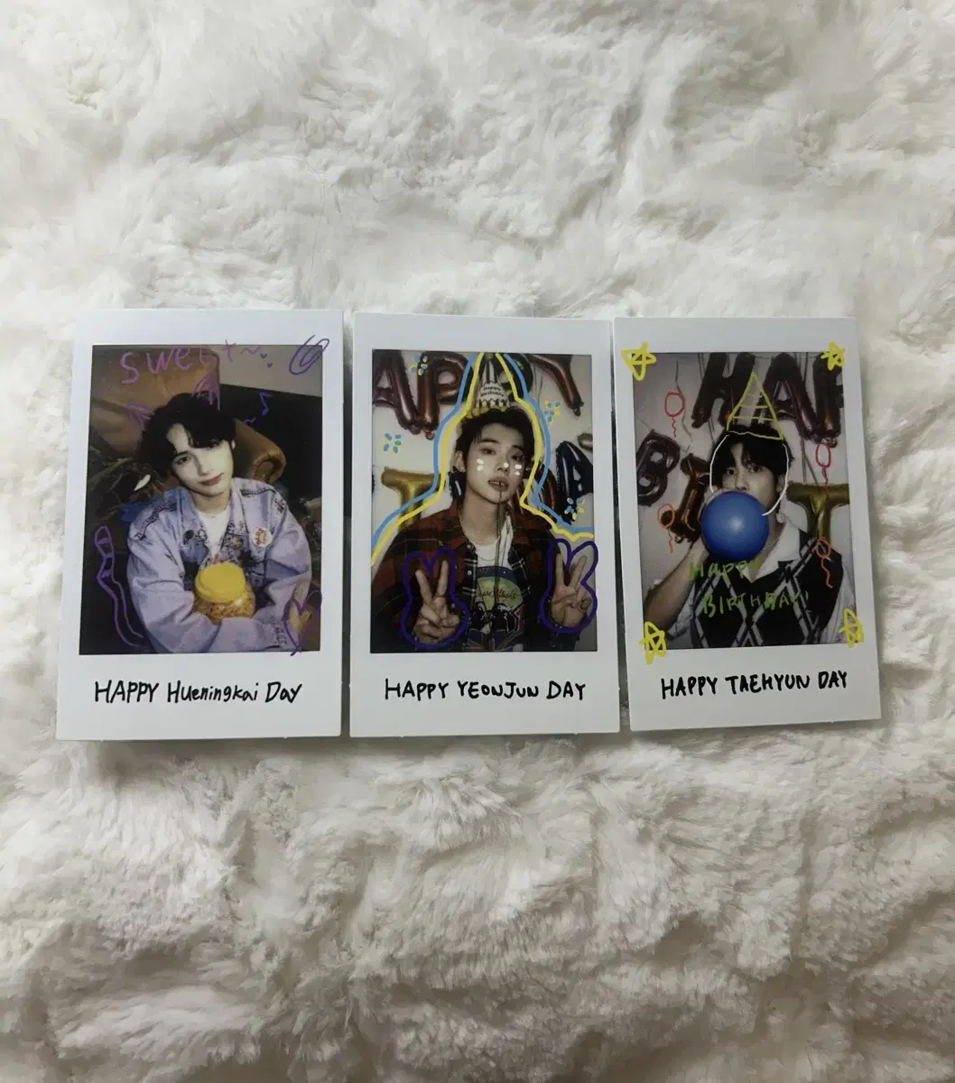 Bulk) txt polaroid DecoKit Yeonjun Hooning Taehyun 2023