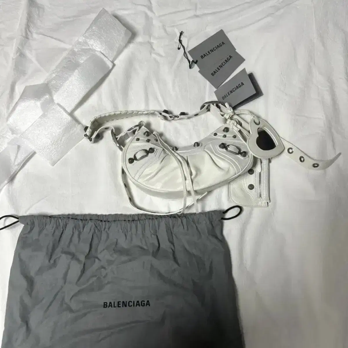 Balenciaga LeCagol XS White