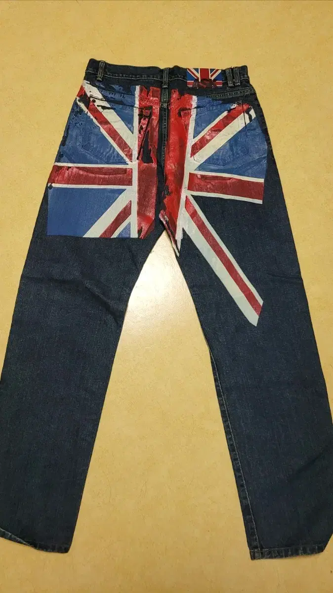 ASK Painting Union Jack Jeans 30