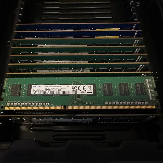 삼성 DDR3 4G PC12800 (10개 판매 / 낱개 가능)