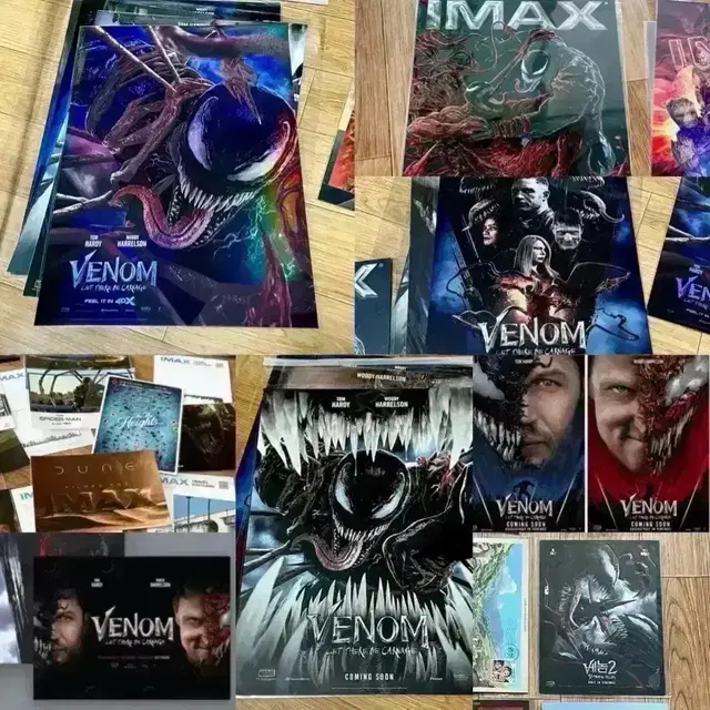 베놈2 대한극장 포스터 VENOM 베놈 렛데어비카니지 영화 굿즈 아트카드