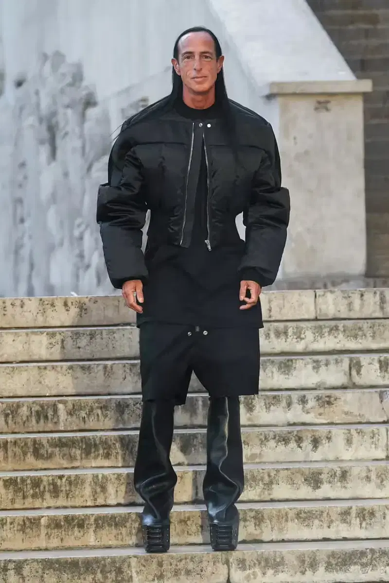 [40] Rick Owens Girdered Crop Padding