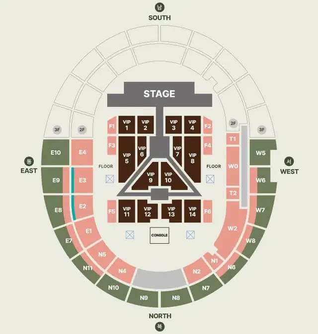 [판매완료] 세븐틴 콘서트 토/일 VIP, R석
