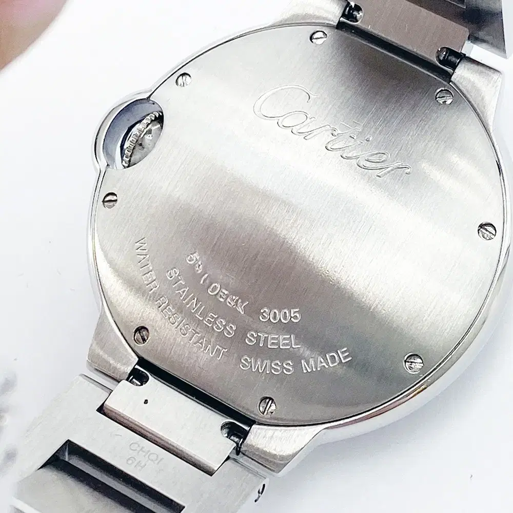 까르띠에 W6920084 발롱블루 쿼츠 스틸 남성시계 36MM