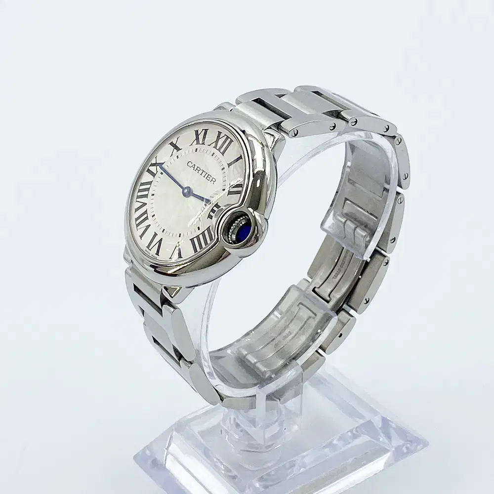 까르띠에 W6920084 발롱블루 쿼츠 스틸 남성시계 36MM