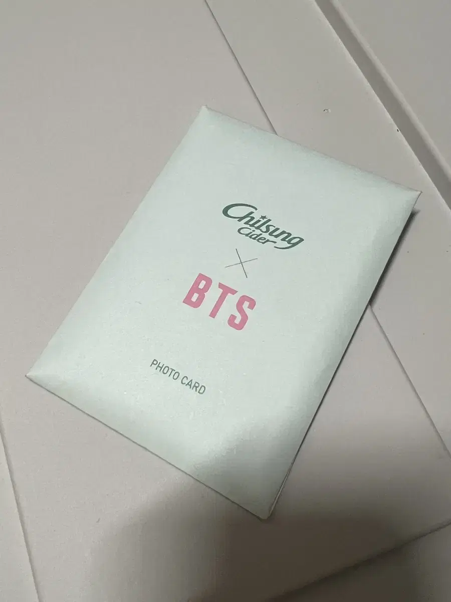 BTS BTS Chilsung Cider Photocard