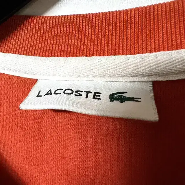 [XL,105](정품)라코스테 맨투맨 오렌지 lacoste