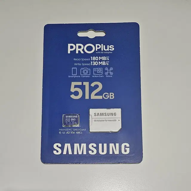 미개봉 삼성 마이크로 sd 512g pro microSD