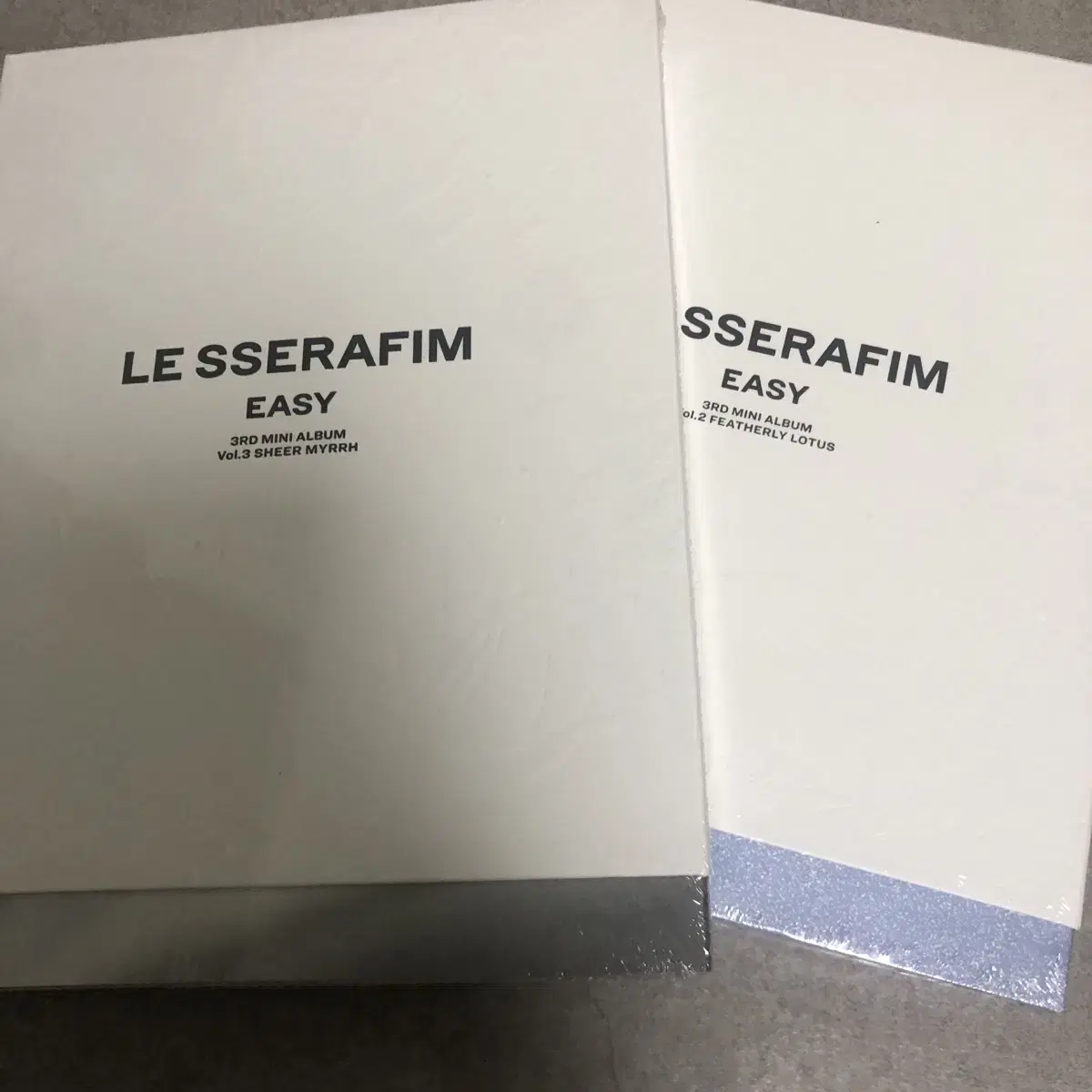 le sserafim e.ji sealed album easy