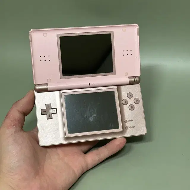 닌텐도 ds lite 로즈골드 , 핑크 하우징 (국내정발 , 작동이상무)