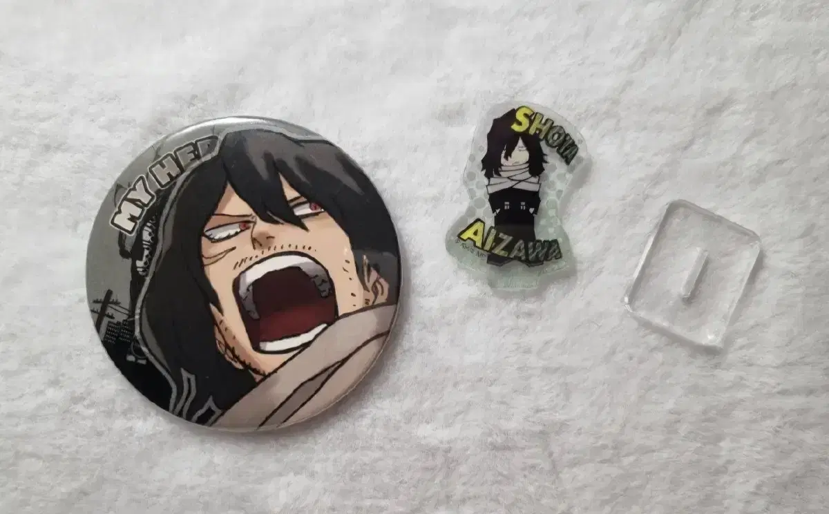 Nahia Hiroaka Aizawa Shotamini acrylic Big Can Badge WTS