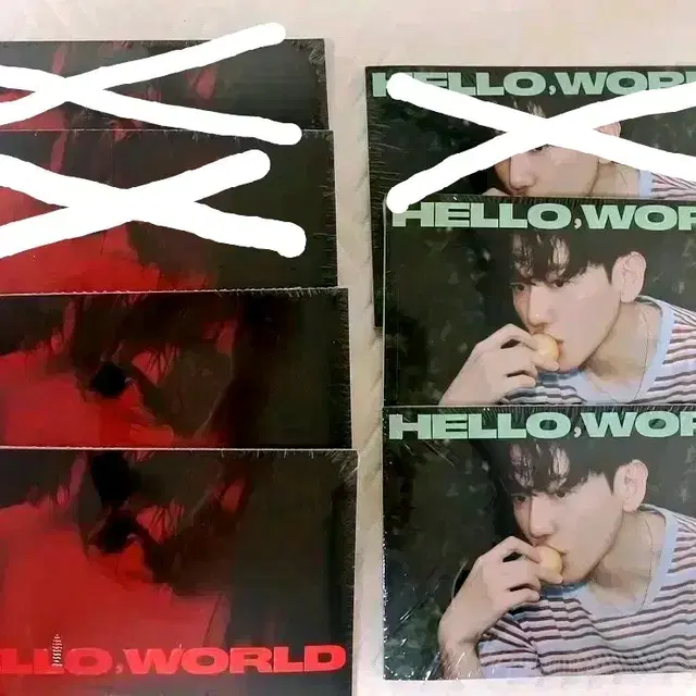 백현 Hello,World 헬로월드 미개봉 앨범 포카 양도 판매