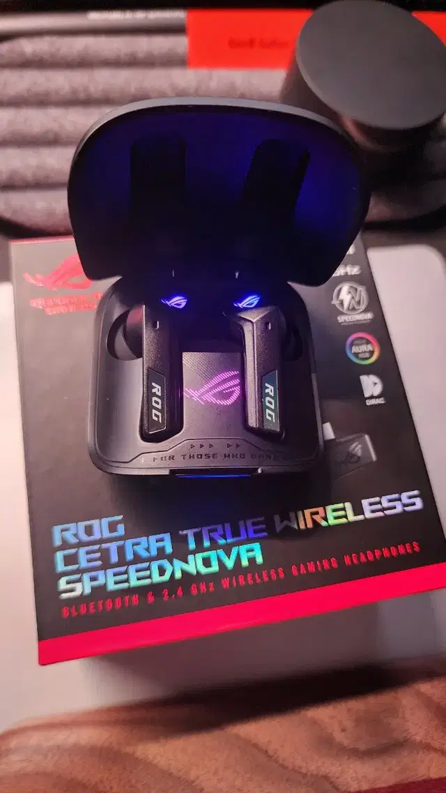 ASUS ROG CETRA TWS SPEEDNOVA LC3+ 블랙