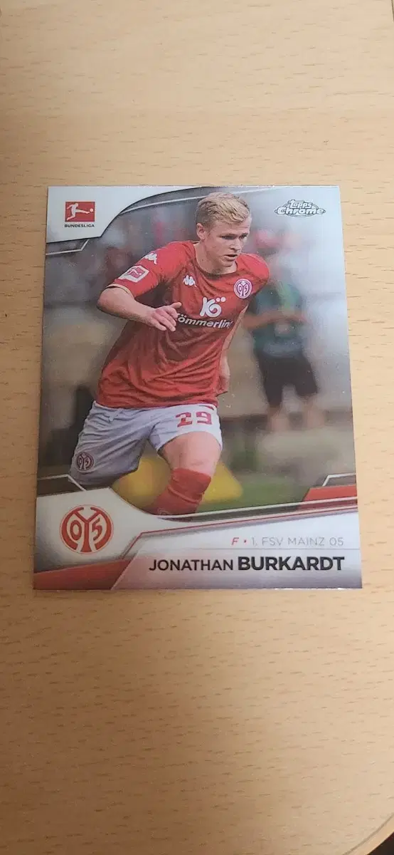 2023 Tops Chrome Bundesliga Jonathan Burkart