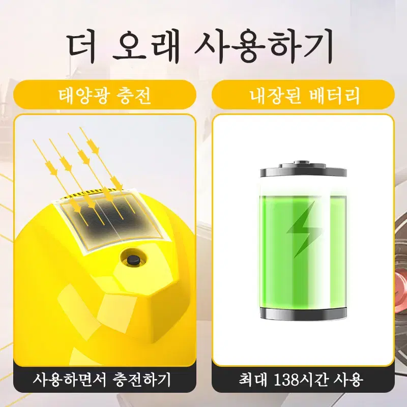 (무료배송&AS보장) 태양광 선풍기 안전모 헬멧 작업모 20000mAh