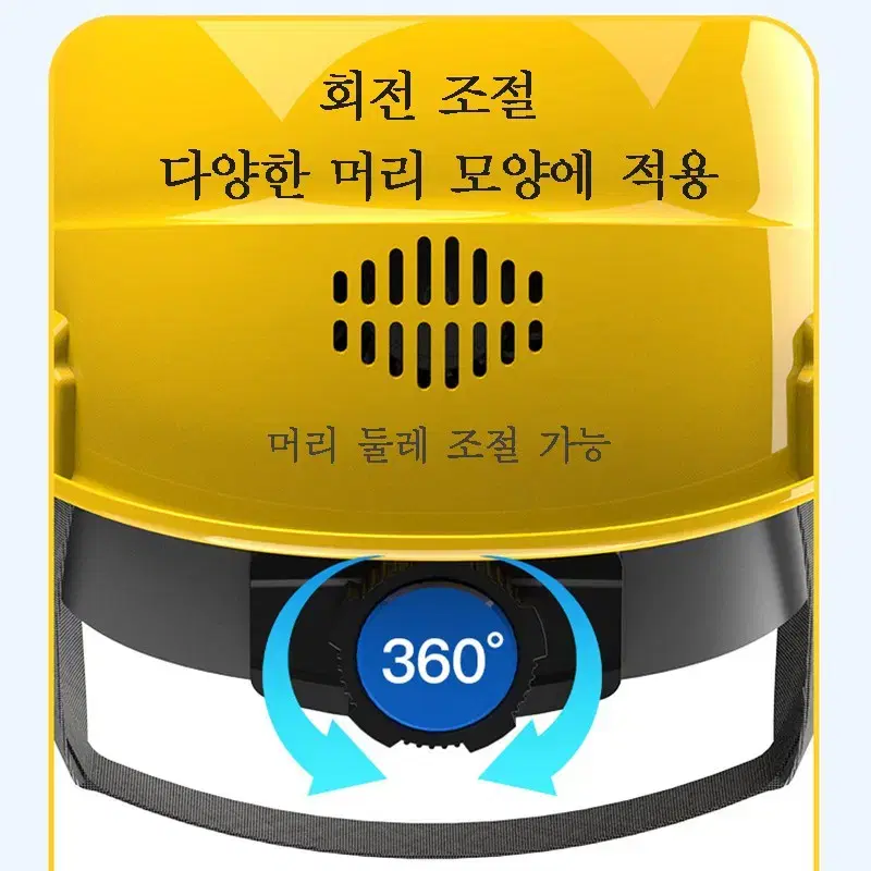 (무료배송&AS보장) 태양광 선풍기 안전모 헬멧 작업모 20000mAh