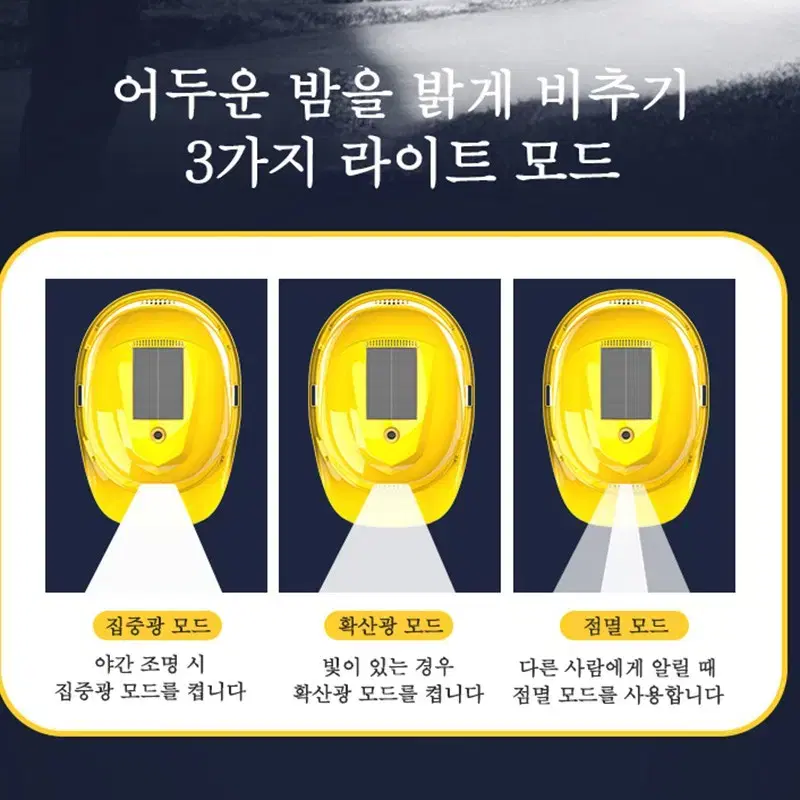 (무료배송&AS보장) 태양광 선풍기 안전모 헬멧 작업모 20000mAh