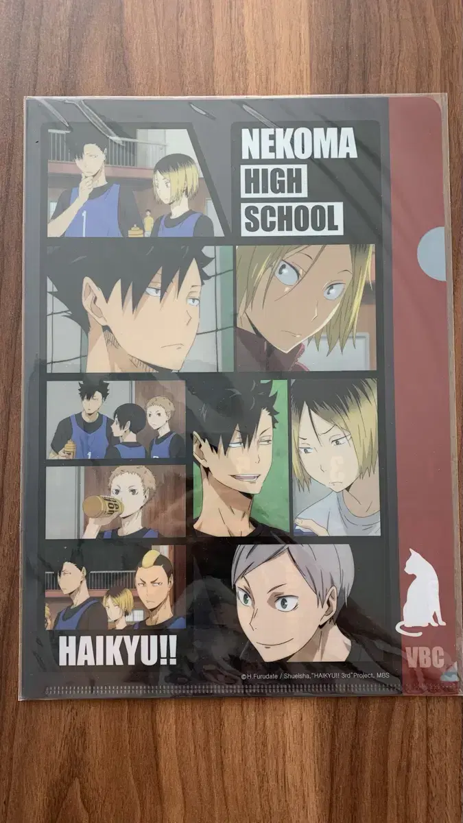 Haikyuu Nekoma Kenma Kuroo Members Clearfile Official Goods