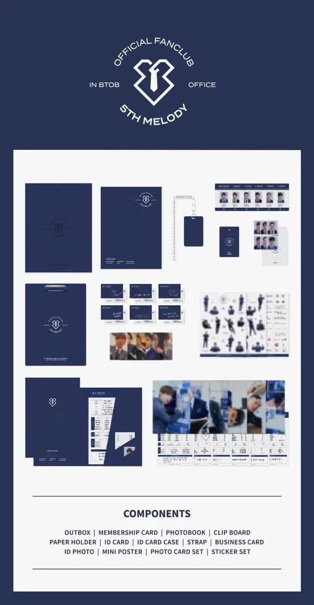 5 melodies kit full set (including photocards)