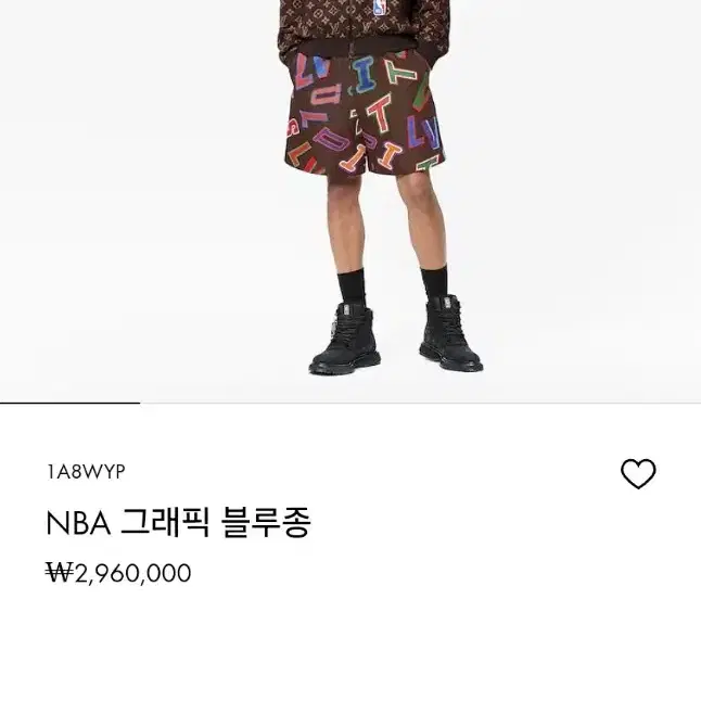 루이비통 x NBA 콜라보 니트자켓