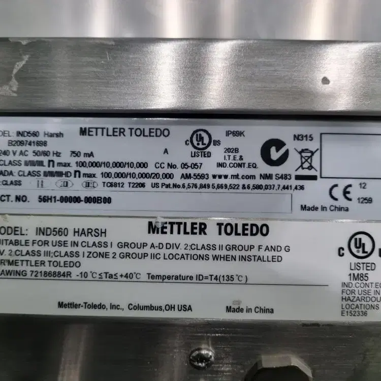 MettlerToledo IND560 플랫폼저울 500kg