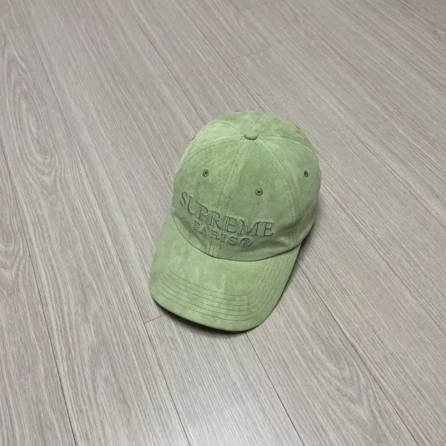 Supreme 슈프림 6패널 볼캡 모자 Paris Suede Green