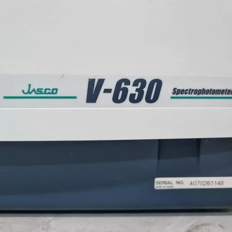 JASCO V-630 Spectrophotometer  분광광도계