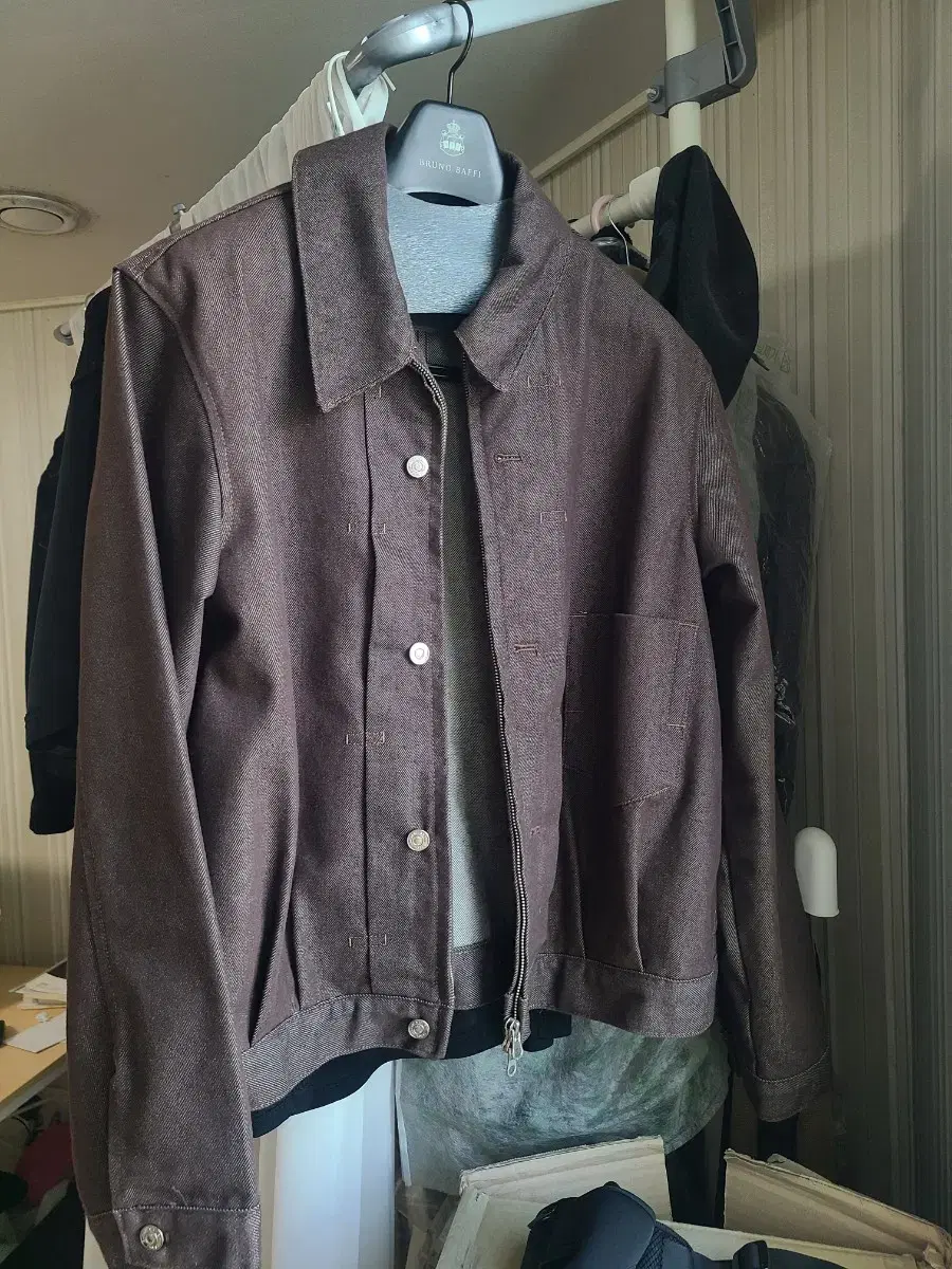 Setter Cayenne Brown Denim Jacket XL