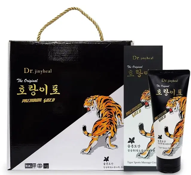 호랑이표 골프 프리미엄골드 스포츠 마사지크림 120ml 2개