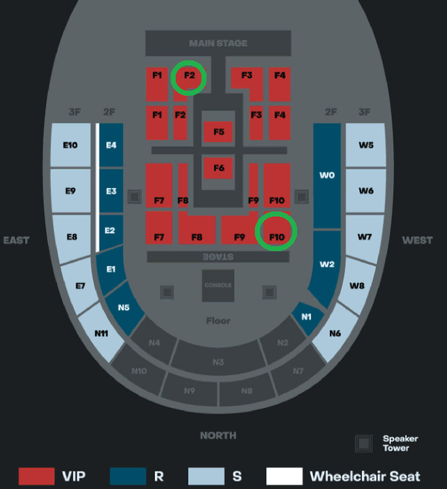 [ 10/6 엔하이픈 콘서트 VIP석 플로어 F2구역 1석 양도 ]