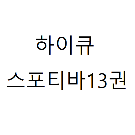 하이큐 스포티바