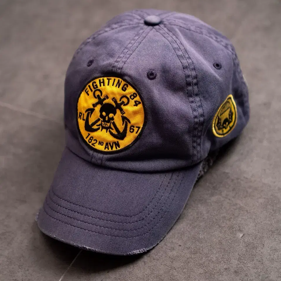 90's Polo USRL Patch Ball Cap (Navy)