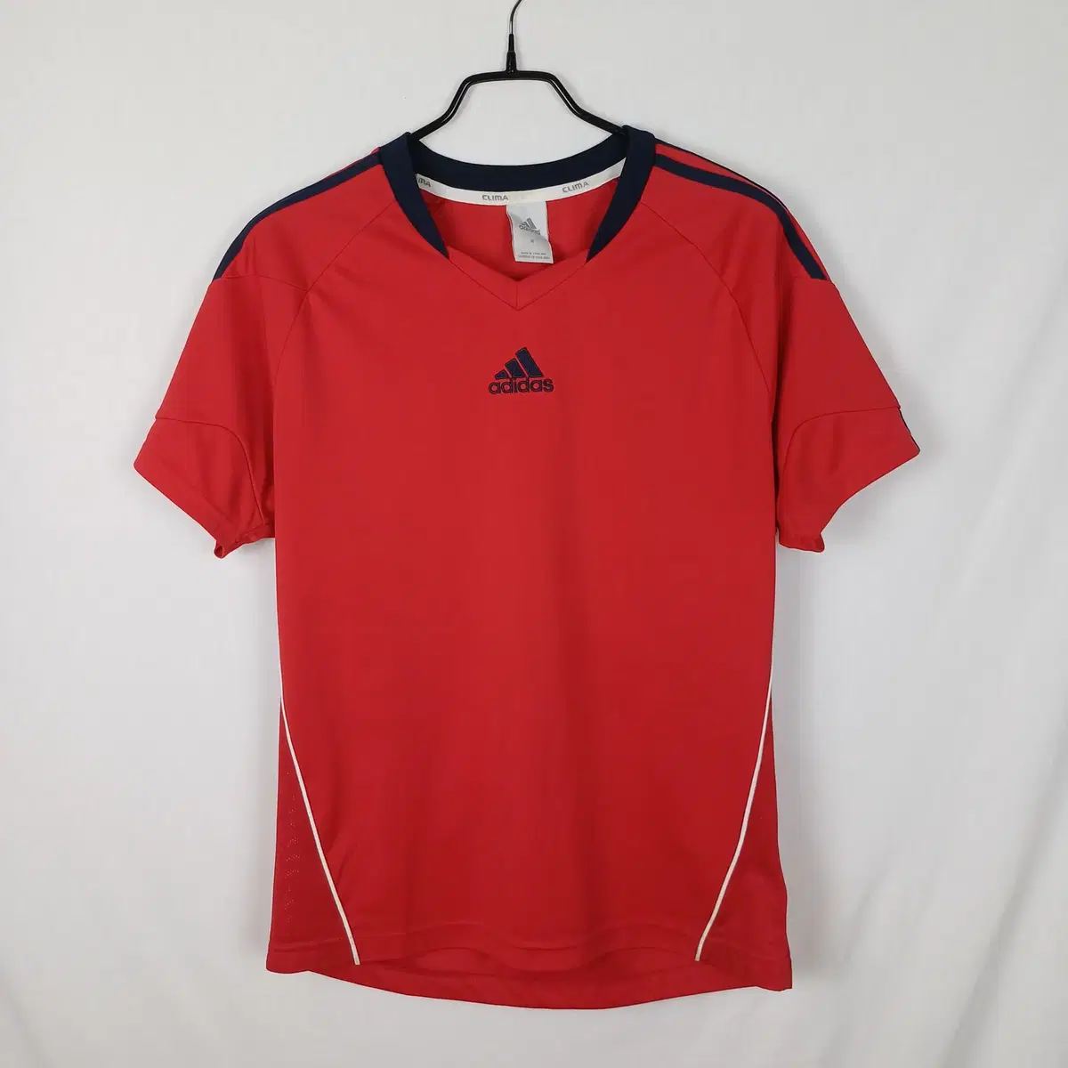 Adidas/Red Short-Sleeved T-Shirt Spandex MenM 95/Laden