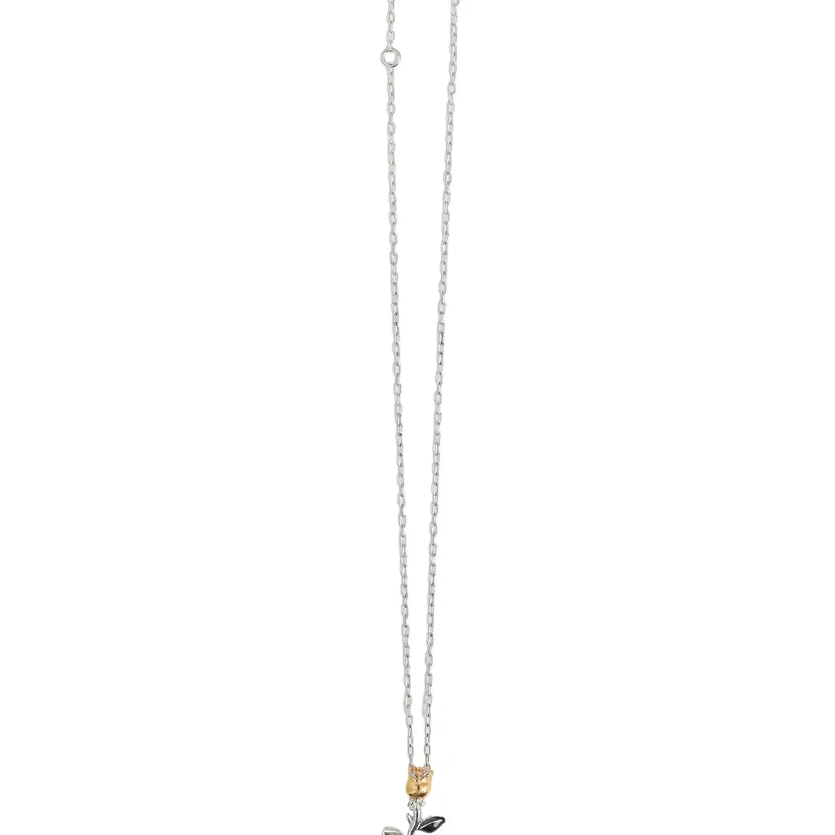 AMBUSH 앰부쉬 ROSE CHARM NECKLACE / SIL