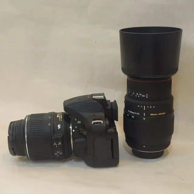 [중고]니콘 정품 d5200 18-55+시그마70-300mm1:4-5.6