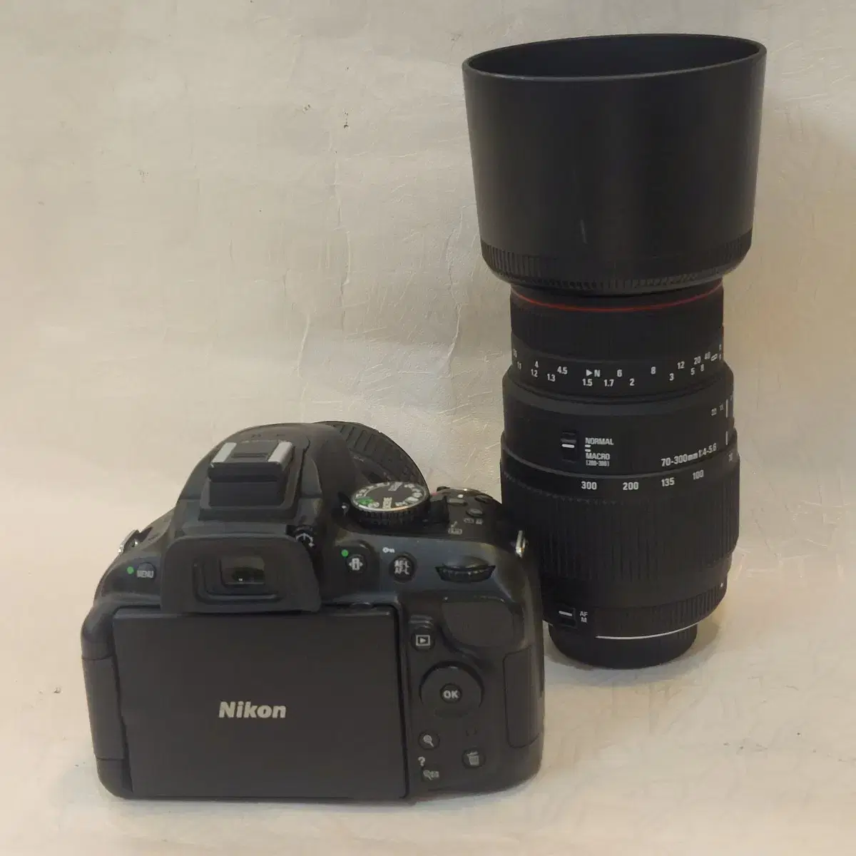 [중고]니콘 정품 d5200 18-55+시그마70-300mm1:4-5.6