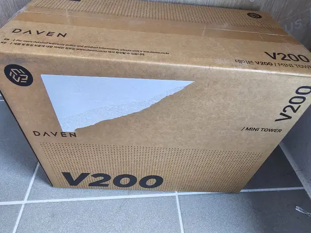 DAVEN V200 블랙 컴퓨터 케이스 미개봉