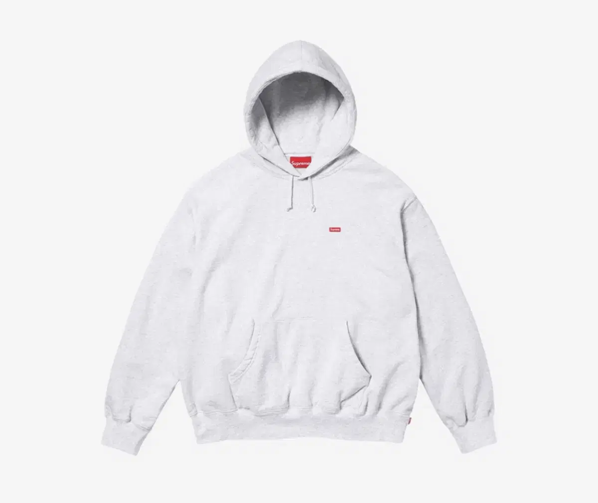 [L] Supreme Small Box Logo Hood Ash Gray 24SS